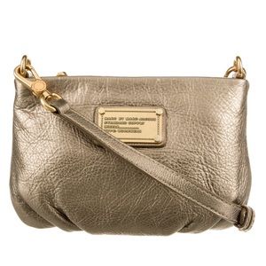 Marc By Marc Jacobs Gold Classic Q Percy Crossbody Bag